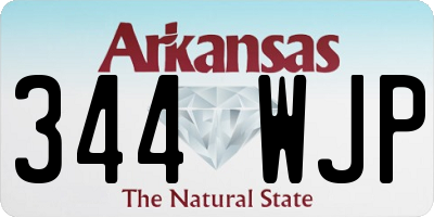 AR license plate 344WJP