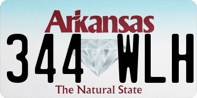 AR license plate 344WLH