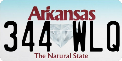 AR license plate 344WLQ