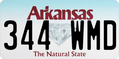 AR license plate 344WMD