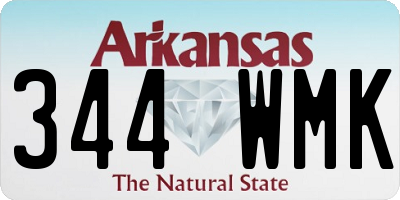 AR license plate 344WMK