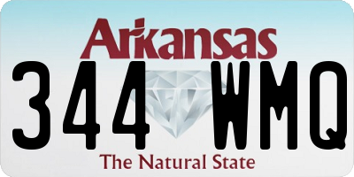 AR license plate 344WMQ