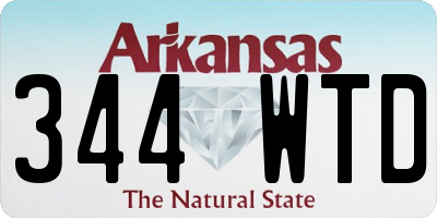 AR license plate 344WTD