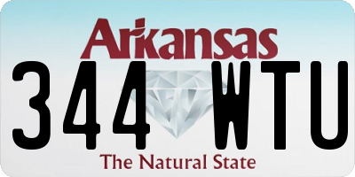 AR license plate 344WTU
