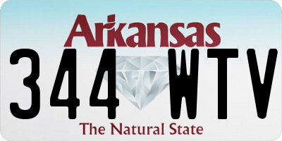 AR license plate 344WTV
