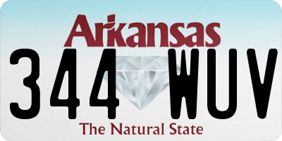 AR license plate 344WUV
