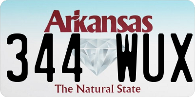 AR license plate 344WUX