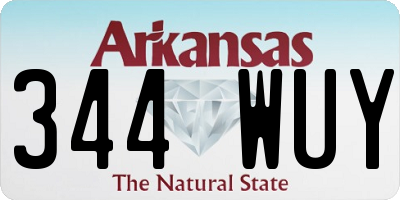 AR license plate 344WUY