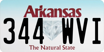 AR license plate 344WVI