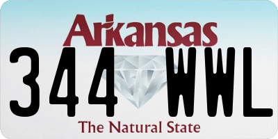 AR license plate 344WWL