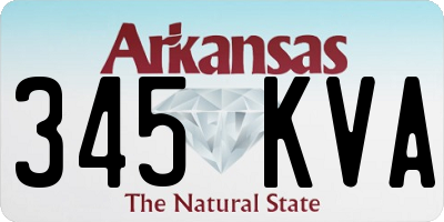 AR license plate 345KVA