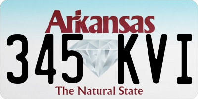 AR license plate 345KVI