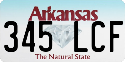 AR license plate 345LCF