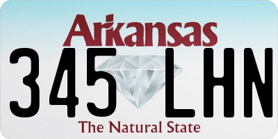 AR license plate 345LHN