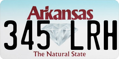AR license plate 345LRH