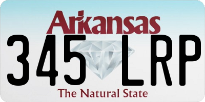 AR license plate 345LRP