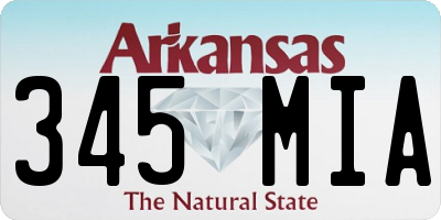 AR license plate 345MIA
