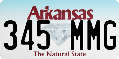 AR license plate 345MMG