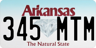 AR license plate 345MTM