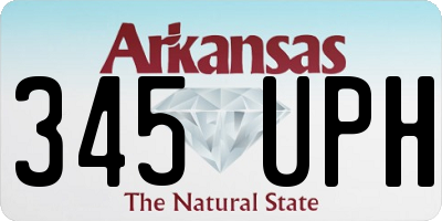 AR license plate 345UPH
