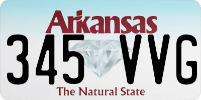 AR license plate 345VVG