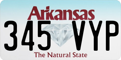 AR license plate 345VYP