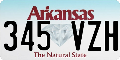 AR license plate 345VZH