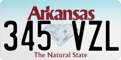 AR license plate 345VZL