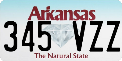 AR license plate 345VZZ