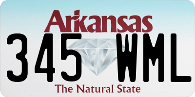 AR license plate 345WML