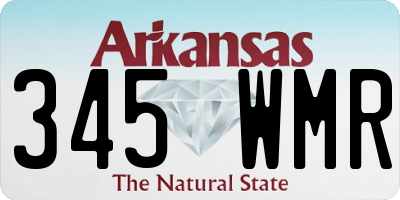 AR license plate 345WMR