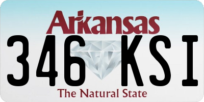 AR license plate 346KSI