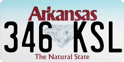 AR license plate 346KSL