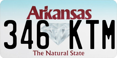 AR license plate 346KTM