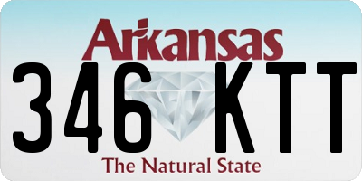 AR license plate 346KTT