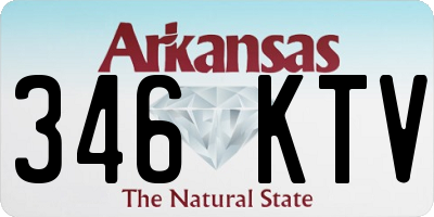 AR license plate 346KTV