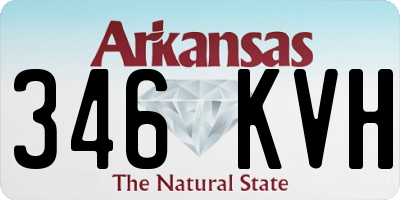 AR license plate 346KVH