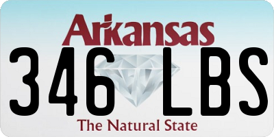 AR license plate 346LBS