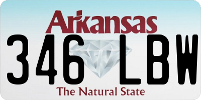 AR license plate 346LBW