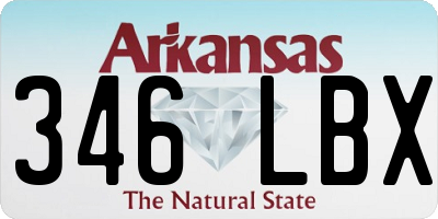 AR license plate 346LBX