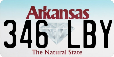 AR license plate 346LBY