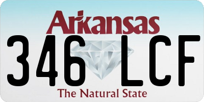 AR license plate 346LCF