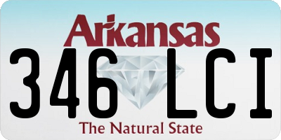 AR license plate 346LCI