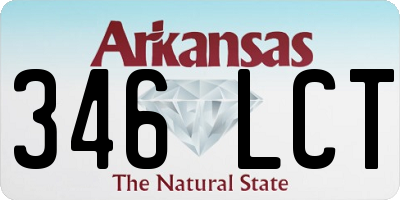 AR license plate 346LCT