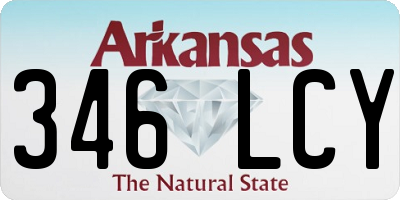 AR license plate 346LCY