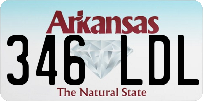 AR license plate 346LDL