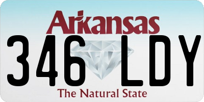 AR license plate 346LDY