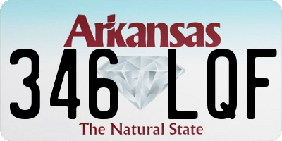 AR license plate 346LQF