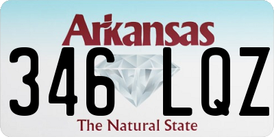 AR license plate 346LQZ