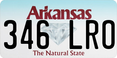 AR license plate 346LRO